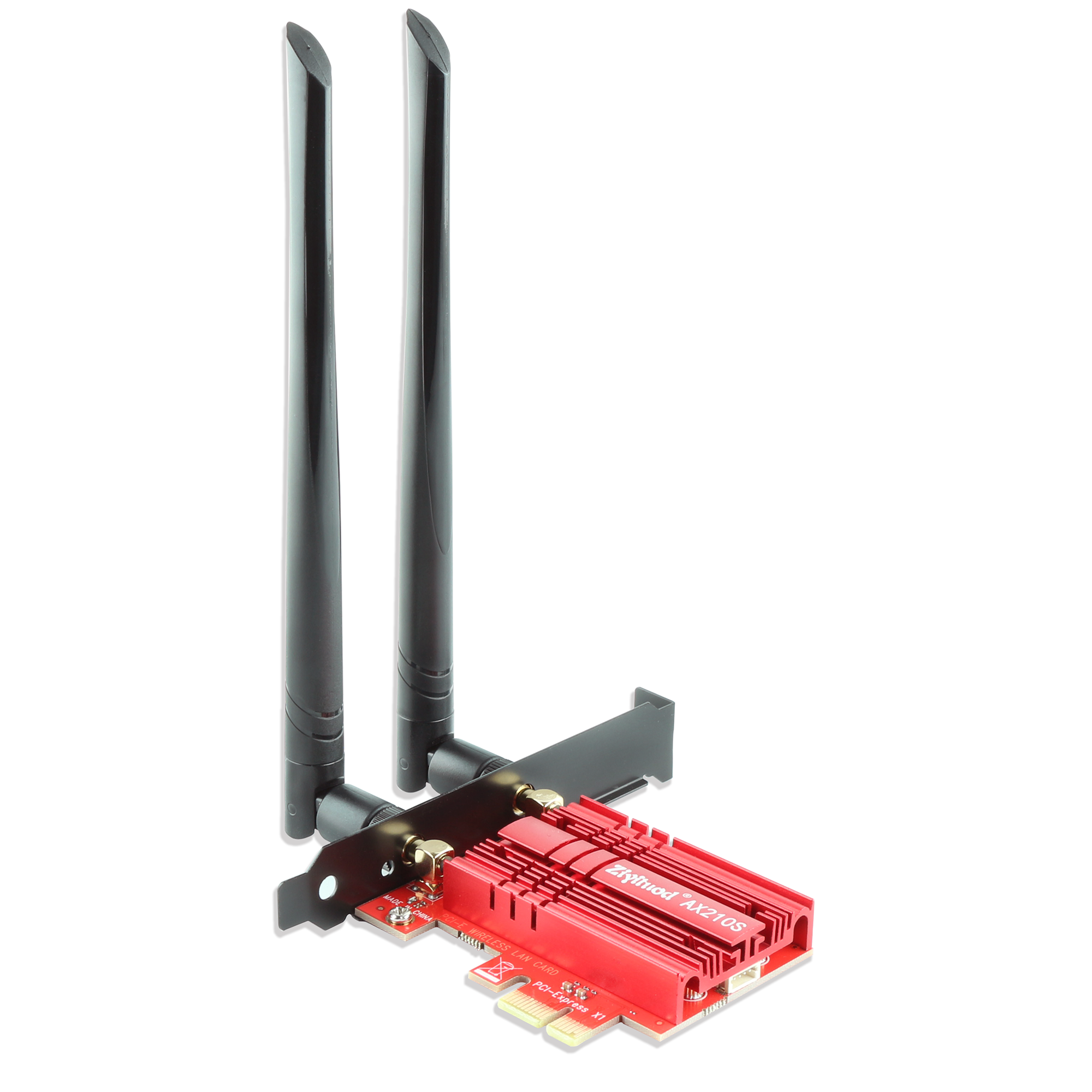 ZYT WiFi 6E AX210 PCIE WiFi Card Expands Wi-Fi into 6GHz | Bluetooth5.2 | Up to 5400Mbps 