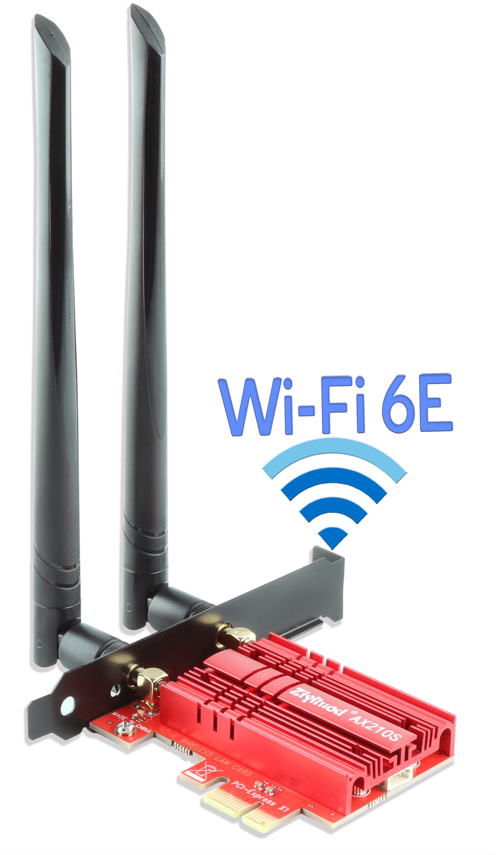 WiFi 6E Ax210 PCI Express carte réseau Intel AX210NGW Bluetooth 5.3 tri  bande 2.4G/5G/